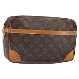 LOUIS VUITTON Clutch Compiegne 28 M51845 LV Auth hk3465