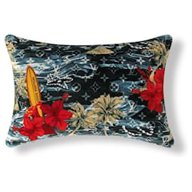 Coussin Louis Vuitton Motif Palmier en Coton