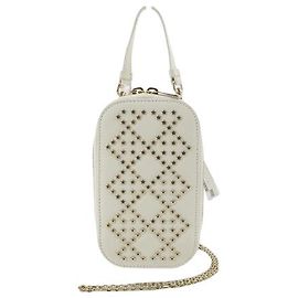 Christian Dior Christian Dior Cannage Porta telefono verticale borchiato Pelle borchiata small
