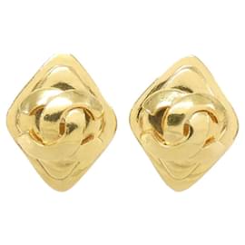 Orecchini a clip dorati Chanel
