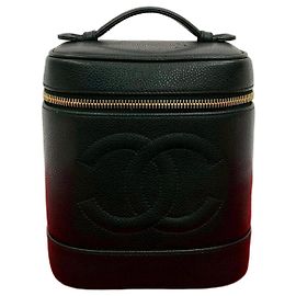 Borsa a mano in pelle di caviale Chanel Coco Mark
