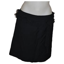 Minifalda Chloé de lana negra