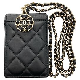 Visitenkartenetui Matelassé Chanel Coco Mark