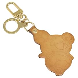 LOUIS VUITTON Takashi Murakami Porte Cles Panda Charm Leather M62637 Auth 172023 - Louis Vuitton