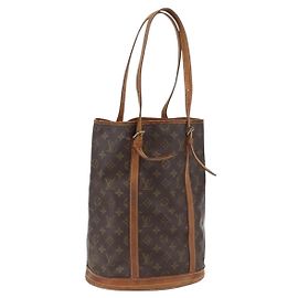 LOUIS VUITTON Monogram Bucket GM Schultertasche M42236 LV Auth 171701