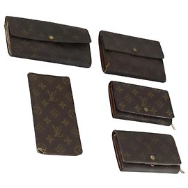 Portafoglio Monogram LOUIS VUITTON 5 Set LV Auth BA10587