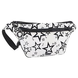 Dolce & Gabbana DOLCE&GABBANA Borsa a Spalla Nylon Bianco Argento Auth BA10763