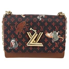 Borsa Louis Vuitton Twist Edizione Limitata Grace Coddington Catogram Canvas MM