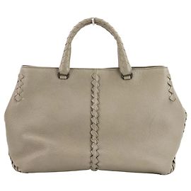 Bolsa Bottega Veneta cinza Intrecciato 2 em 1