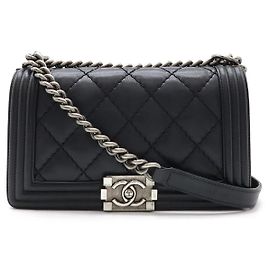 Borsa a spalla in pelle Chanel Boy