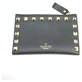Valentino Garavani Studded Wallet in Black
