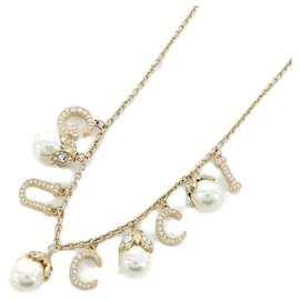 Collana Trasparente e Dorata Gucci