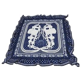 Foulard in seta Hermès 70 Brides de Gala Bandana a pois