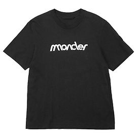 Camiseta de algodón con logo de firma Moncler