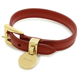 Bracciale in pelle Saffiano Prada