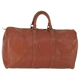 LOUIS VUITTON Epi Keepall 50 Borsa Boston Marrone M42968 LV Auth 168240 - Louis Vuitton