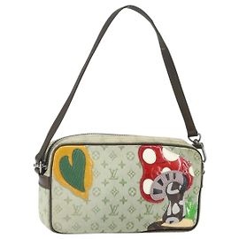 LOUIS VUITTON Mini Tale de Fe Pochette Accesorio Pouch Khaki M92274 Auth ep13094