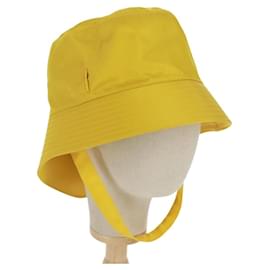 Cappello PRADA Nylon Giallo Auth 172043M - Prada