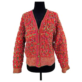 Maglione cropped oversize Kenzo Paris, maglione arcobaleno anni '80