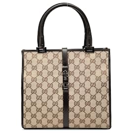 Gucci Brown GG Canvas Jackie Handbag