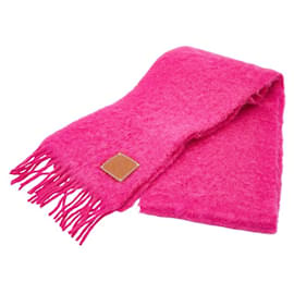 Sciarpa Loewe Anagram Rosa Lana Mohair