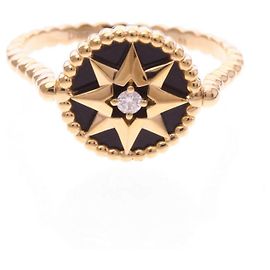 Anel Christian Dior Rose Des Vents em Ouro Rosa