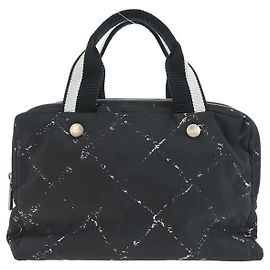 Chanel Travel Line Boston Printed Nylon Small