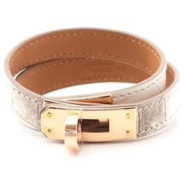 Hermes Kelly Double Tour Crocodile Bracelet - Hermès