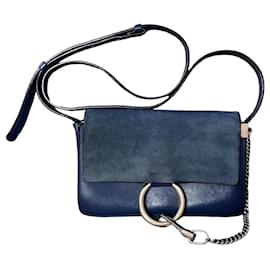 Chloé Borsa a Spalla in Pelle e Camoscio 'Faye' di Chloe