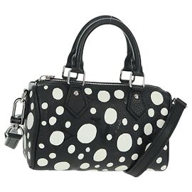LOUIS VUITTON Empreinte Gigante Punto Infinito Nano Speedy Bag M81910 Auth BA9652SM