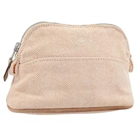 HERMES Bolide PM Pouch Canvas Orange Auth ti3718 - Hermès