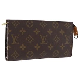 LOUIS VUITTON Monogram Bucket GM Accessory Pouch LV Auth 171581