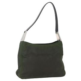 Borsa a Spalla PRADA Nylon Khaki Auth ti3732