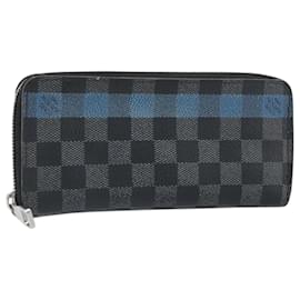 LOUIS VUITTON Portefeuille Zippy Vertical Damier Graphite Long Auth LV 169951