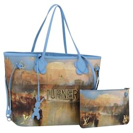 LOUIS VUITTON Masters Collection TURNER Neverfull MM Tasche Blau LV Auth 163470SM - Louis Vuitton