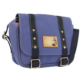 LOUIS VUITTON Antigua Buzzus PM Borsa a Spalla Blu M40081 LV Auth BA10805