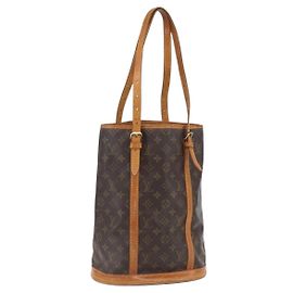 LOUIS VUITTON Monogram Bucket GM Shoulder Bag M42236 LV Auth 171580
