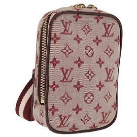 LOUIS VUITTON Pochette Digitale Mini Usu Monogramma Rossa M60001 LV Auth 170804