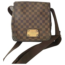 Borsa in pelle Damier Brooklyn PM di Louis Vuitton