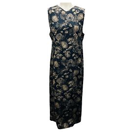 Marc by Marc Jacobs Vestido midi sin mangas con estampado de conchas multicolores Co Black
