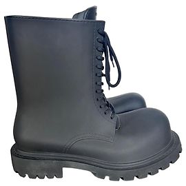 Stivali in gomma neri Balenciaga