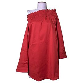 Autre Marque Liviana Conti Schulterfreie Bluse Orange