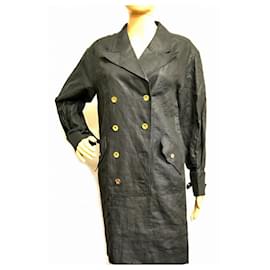 Abrigo Largo de Lino Chanel 23942