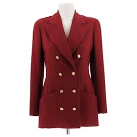 Blazer Chanel in lana rossa
