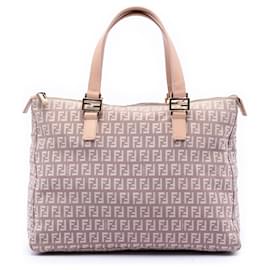Fendi Lila Zucchino Canvas Tote