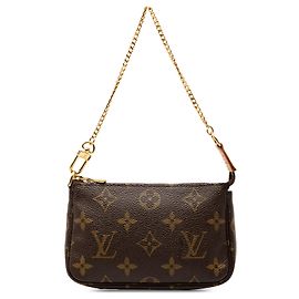 Mini Pochette Accessoires Monogramma Marrone Louis Vuitton