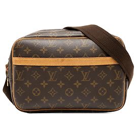 Louis Vuitton Brauner Monogram Reporter PM