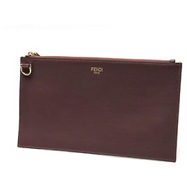 Borsa Clutch Baguette Piatta Fendi