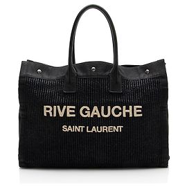 Borsa Rive Gauche in Raffia Saint Laurent