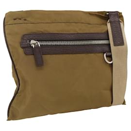 Borsa a Spalla PRADA in Nylon Beige Argento Autentica bs33257 - Prada